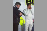 Ross Brawn (Teamchef) und Jenson Button (Brawn) 