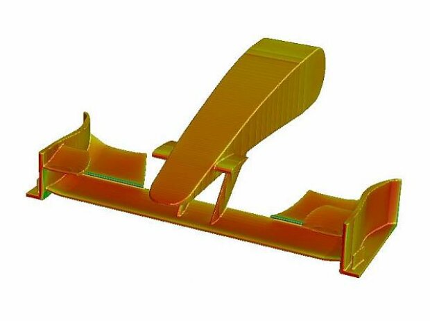 CFD-Analyse: Nase des Ferrari F60