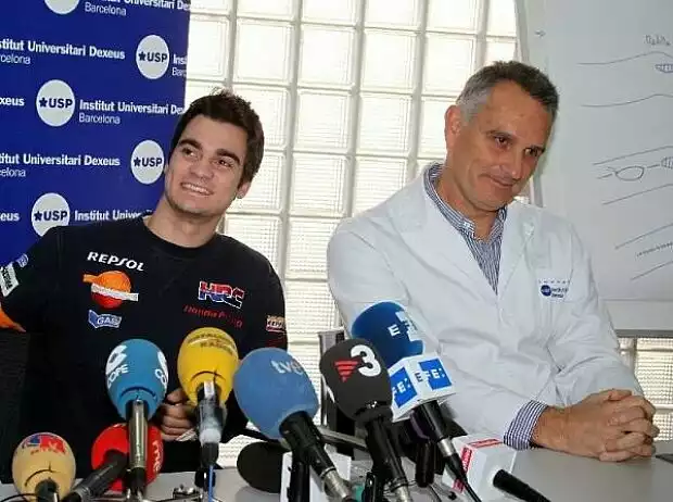 Daniel Pedrosa, Dr. Xavier Mir Titel-Bild zur News: Daniel Pedrosa, Dr. Xavier Mir