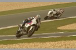 Troy Corser vor Ruben Xaus (beide BMW)