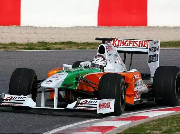 Adrian Sutil, Barcelona, Circuit de Catalunya Titel-Bild zur News: Adrian Sutil, Barcelona, Circuit de Catalunya