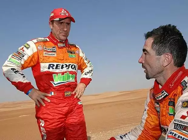 Stéphane Peterhansel und Luc Alphand Titel-Bild zur News: Stéphane Peterhansel und Luc Alphand
