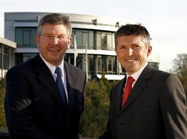 Ross Brawn und Nick Fry