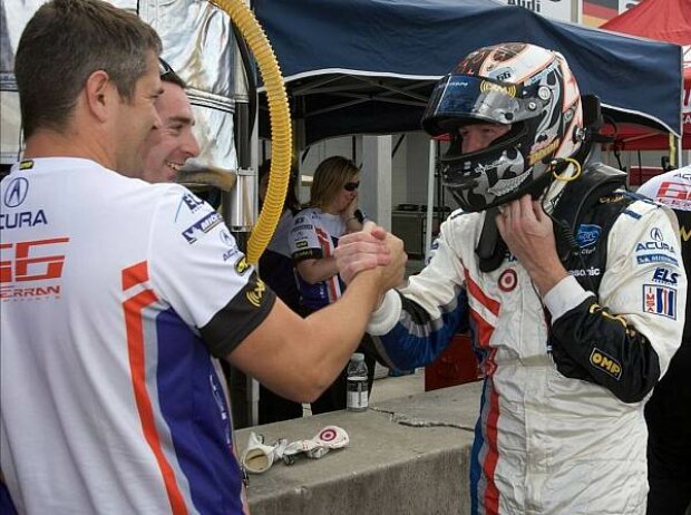 Simon Pagenaud, Gil de Ferran (Sportlicher Direktor), Scott Dixon, Sebring, Sebring International Raceway Simon Pagenaud, Gil de Ferran (Sportlicher Direktor), Scott Dixon, Sebring, Sebring International Raceway