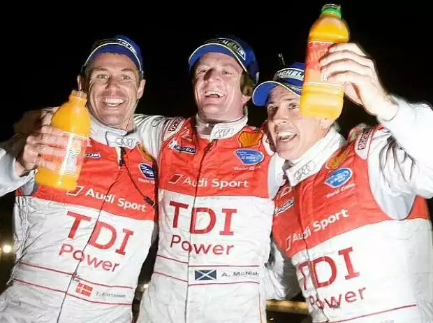 Titel-Bild zur News: Allan McNish, Rinaldo Capello, Tom Kristensen, Sebring, Sebring International Raceway