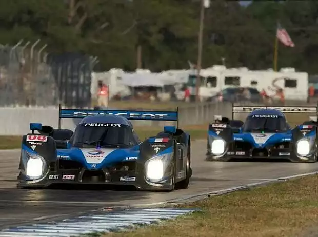 Stephan Sarrazin, Sébastien Bourdais, Franck Montagny, Sebring, Sebring International Raceway Titel-Bild zur News: Stephan Sarrazin, Sébastien Bourdais, Franck Montagny, Sebring, Sebring International Raceway