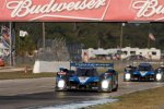 Franck Montagny, Sébastien Bourdais, Stephane Sarrazin (Peugeot) 