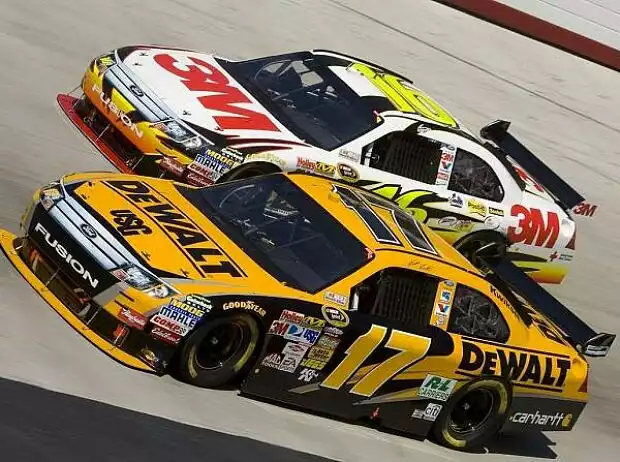 Greg Biffle, Matt KensethBristol, Bristol Motor Speedway Titel-Bild zur News: Greg Biffle, Matt KensethBristol, Bristol Motor Speedway