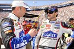 Jimmie Johnson mit Crewchief Chad Knaus