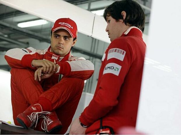 Felipe Massa und Robert Smedley Felipe Massa und Robert Smedley