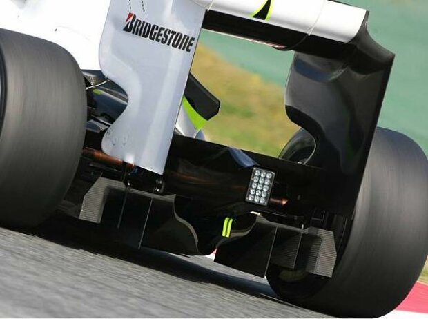 Titel-Bild zur News: Diffusor des Brawn-Mercedes BGP 001, Barcelona, Circuit de Catalunya