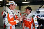 Adrian Sutil und Giancarlo Fisichella (Force India) 