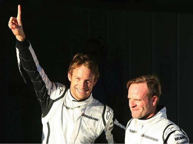 Jenson Button und Rubens Barrichello, Melbourne, Albert Park Jenson Button und Rubens Barrichello, Melbourne, Albert Park