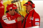 Felipe Massa (Ferrari) mit Michael Schumacher 