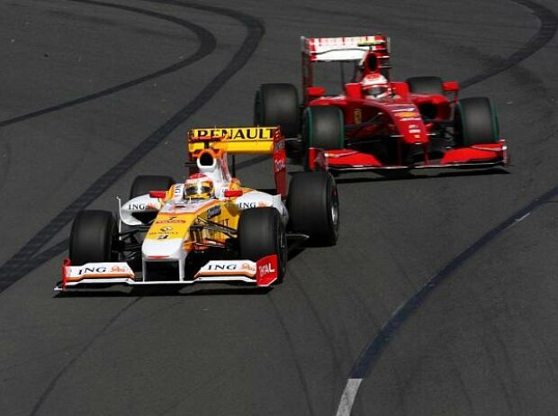 Fernando Alonso und Kimi Räikkönen, Melbourne, Albert Park Melbourne Fernando Alonso und Kimi Räikkönen, Melbourne, Albert Park Melbourne