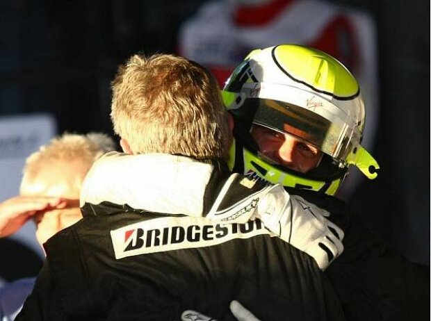 Jenson Button und Ross Brawn, Melbourne, Albert Park Jenson Button und Ross Brawn, Melbourne, Albert Park