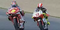 Alvaro Bautista vor Marco Simoncelli