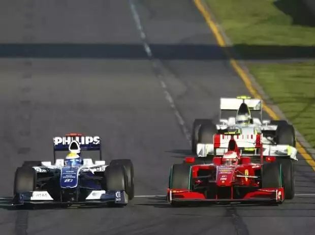Kimi Räikkönen, Nico Rosberg, Rubens Barrichello Titel-Bild zur News: Kimi Räikkönen, Nico Rosberg, Rubens Barrichello