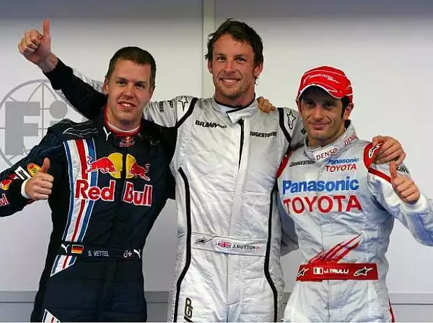 Sebastian Vettel, Jenson Button und Jarno Trulli Titel-Bild zur News: Sebastian Vettel, Jenson Button und Jarno Trulli