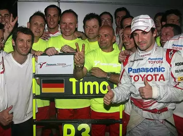 Jarno Trulli, Timo Glock, Tadashi Yamashina Titel-Bild zur News: Jarno Trulli, Timo Glock, Tadashi Yamashina