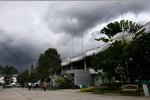 Regenwolken über Sepang