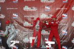 Champus auf dem Podium