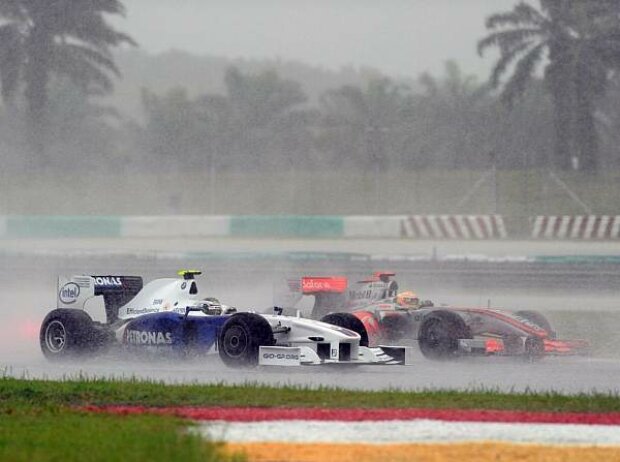 Lewis Hamilton, Nick Heidfeld