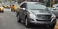 Mit dem Mercdes-Benz ML 450 Hybrid durch den Schneeschauer in New York