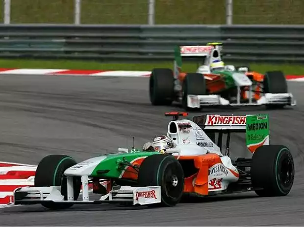 Titel-Bild zur News: Adrian Sutil und Giancarlo Fisichella