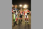 Sete Gibernau (Ducati), Daniel Pedrosa (Honda), Toni Elias (Gresini-Honda)