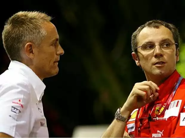 Martin Whitmarsh und Stefano Domenicali Titel-Bild zur News: Martin Whitmarsh und Stefano Domenicali