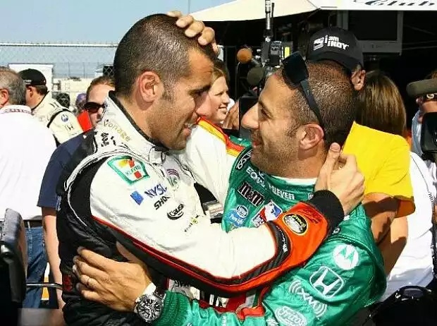 Dario Franchitti Tony Kanaan Titel-Bild zur News: Dario Franchitti Tony Kanaan