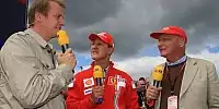 Bild zum Inhalt: Formel 1 bei 'RTL': "Schumi" und ein bunter Vogel