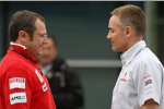 Stefano Domenicali (Teamchef) (Ferrari) und Martin Whitmarsh (Teamchef) (McLaren-Mercedes)