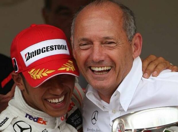 Lewis Hamilton und Ron Dennis