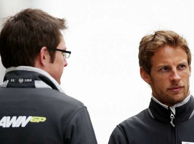 Jenson Button Andrew Shovlin Jenson Button Andrew Shovlin