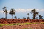 Streckenaufbau in Marrakesch, Marokko