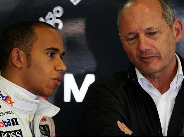Lewis Hamilton und Ron Dennis