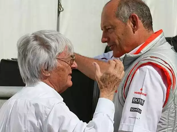 Titel-Bild zur News: Bernie Ecclestone und Ron Dennis