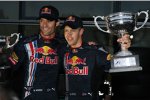 Mark Webber und Sebastian Vettel (Red Bull) 