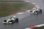 Rubens Barrichello und Jenson Button (Brawn) 