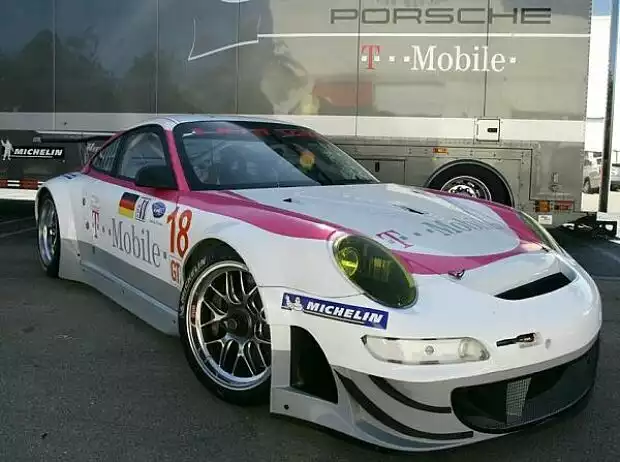 Vici Porsche 911 GT3 RSR T-Mobile ALMS GT2 Titel-Bild zur News: Vici Porsche 911 GT3 RSR T-Mobile ALMS GT2