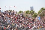 Fans in Long Beach