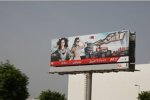 Werbetafel für den Grand Prix von Bahrain