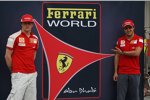 Kimi Räikkönen und Felipe Massa (Ferrari) 