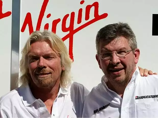 Richard Branson und Ross Brawn, Melbourne, Albert Park Titel-Bild zur News: Richard Branson und Ross Brawn, Melbourne, Albert Park