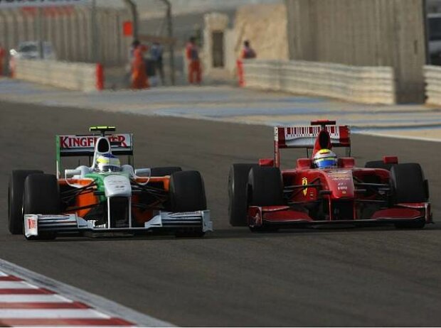 Giancarlo Fisichella und Felipe Massa Giancarlo Fisichella und Felipe Massa