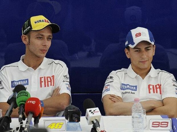 Titel-Bild zur News: Valentino Rossi, Jorge Lorenzo, Jerez, Circuit de Jerez