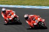 Bild zum Inhalt: Ducati: Stoner in Form, Hayden in Schwierigkeiten