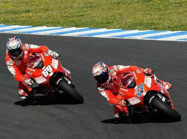 Casey Stoner, Nicky Hayden Titel-Bild zur News: Casey Stoner, Nicky Hayden